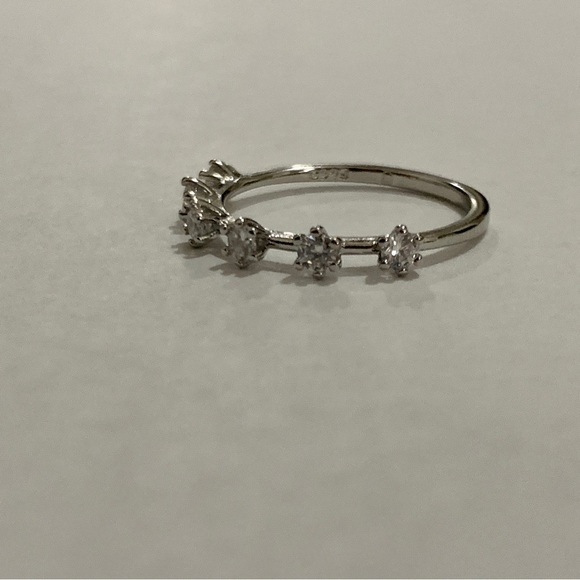 6 Stone 925 Ring Size 7 - Picture 11 of 12